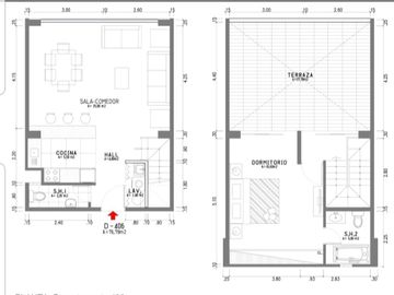 ¡VENDO EN CHACARILLA! PRECIOSO DEPARTAMENTO DÚPLEX CON AMPLIA TERRAZA Y LINEA BLANCA