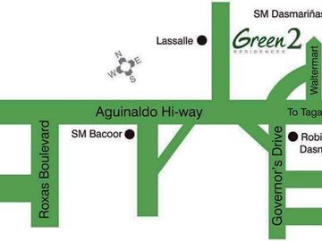 Studio Unit Green 2 Residences Dasmarinas Cavite near De La Salle Eac and others schools and colleges