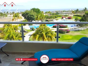 Se vende departamento con vista y acceso a playa en exclusivo desarrollo