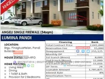 Rent to Own House in Bulacan Lumina Pandi