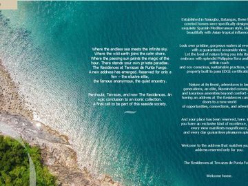 Premier Luxury 1-Bedroom Beach Front Condo Unit in Nasugbo, Batangas at The Residences at Terrazas De Punta Fuego