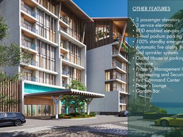 Premier Luxury 1-Bedroom Beach Front Condo Unit in Nasugbo, Batangas at The Residences at Terrazas De Punta Fuego