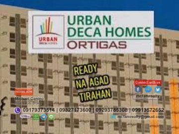 Condo For Sale Near Philippine Sports Commission Park Urban Deca Ortigas Rent to Own thru PAG-IBIG, Bank and In-house