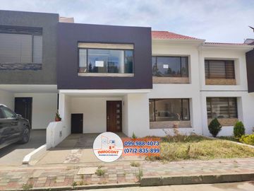 Hermosa casa por estrenar en condominio, Sector Molinopamba Alto C1266