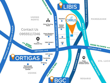 CONDO IN PASIG | BRIDGETOWNE | CIRRUS RESIDENCES | PRESELLING | STUDIO UNIT | NEAR MRT 4