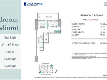 Available 1 Bedroom Unit for Sale at The Crestmont