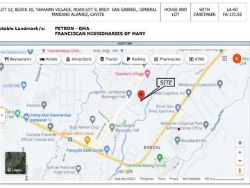 FOR SALE BANK FORECLOSED HOUSE AND LOT AT TAHANAN VILLAGE, GENERAL MARIANO ALVAREZ, CAVITE-EASY BANK FINANCING