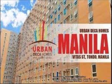 Condo For Sale Near Tondo Medical Center Urban Deca Manila Rent to Own thru PAG-IBIG, Bank or In-house