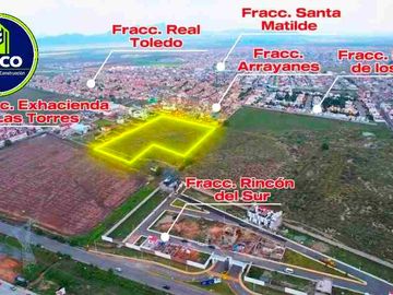 Terreno en Venta de 18,300 m2 en Boulevard Las Torres, Pachuca, Hidalgo.