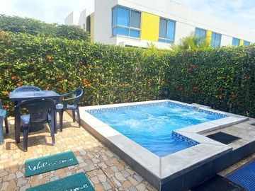 casa amoblada en venta en conjunto en Ricaurte- Cundinamarca