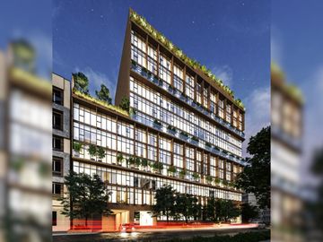Condominio de lujo, alberca, terraza, gimnasio, en venta Roma Norte CDMX.