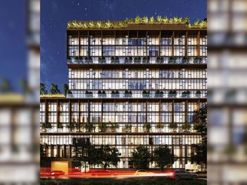 Condominio de lujo, alberca, terraza, gimnasio, en venta Roma Norte CDMX.