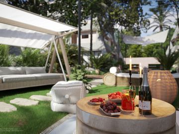 Venta de departamento totalmente amueblado en Aldea Zama