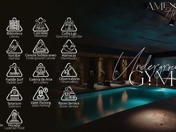 Venta de departamento totalmente amueblado en Aldea Zama