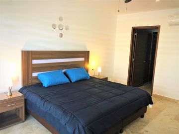 B102:Increible Depto Amueblado en Planta Baja de 2 rec en Cancún