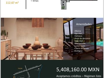 Departamentos en VENTA, Tulum