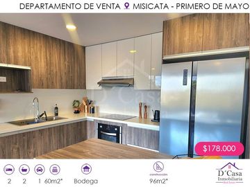 PRIMERO DE MAYO, DEPARTAMENTO DE LUJO 2 DORMITORIOS, TERRAZA GRANDE, 1 GARAJE