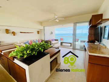 Departamento con playa de 4 recámaras en Acapulco
