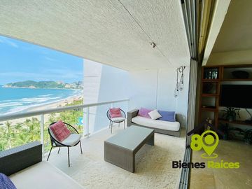 Departamento con playa de 4 recámaras en Acapulco