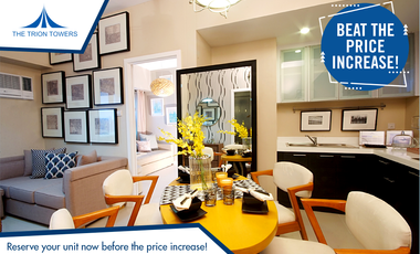 Trion Tower rent to own , light payment, 1 bedroom
