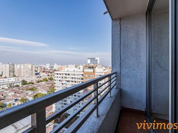 2 Dormitorios + 2 Baños en Santiago Centro, Metro Toesca, Metro República y Metro Moneda