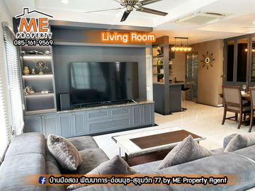 Sale House The Plant Eilte Pattanakarn 38  Onnut 39 BTS onnut - ARL Huamark near thonglor Tel : 064-954----- (BT12-53)