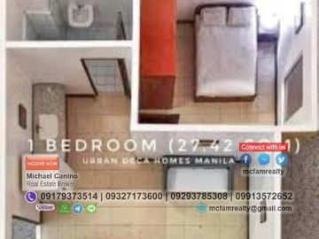 Condo For Sale Near Philippine General Hospital Urban Deca Manila Rent to Own thru PAG-IBIG, Bank or In-house