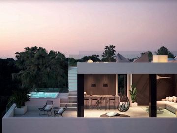 Venta de Departamento PentHouse en Tulum 3 Habitaciones con Terraza y Jacuzzi Privado