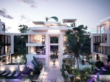 Venta de Departamento PentHouse en Tulum 3 Habitaciones con Terraza y Jacuzzi Privado