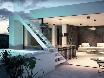 Venta de Departamento PentHouse en Tulum 3 Habitaciones con Terraza y Jacuzzi Privado