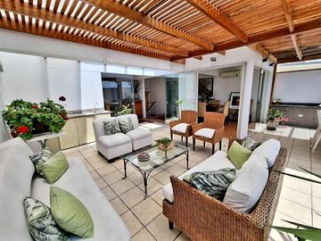 VENTA DE DEPARTAMENTO DUPLEX, 200 M2, 3 DORM, 4 BAÑOS, 2 GARAJES, GAS GLP