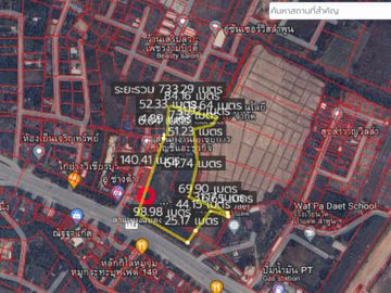 Property id 157 Land for sale in Lamphun 9-2-10 Rai near Global House Lamphun