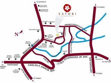 9k monthly Promo! Satori Residences 1 Bedroom Condo in Santolan Pasig City near LRT, Ayala Mall Feliz, Circulo Verde and Eastwood