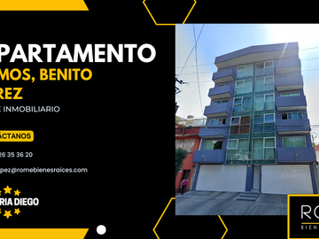 Venta de Departamento En Av 5 De Febrero, Alamos, Benito Juarez, Cdmx