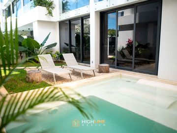 ENTREGA INMEDIATA DE 2 HABITACIONES CON ALBERCA Y BUENA UBICACION EN TULUM