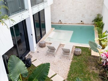 ENTREGA INMEDIATA DE 2 HABITACIONES CON ALBERCA Y BUENA UBICACION EN TULUM