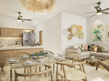 Venta de departamento en playa de Yucatan / San Benito Najau