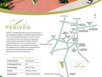 FREE Air conditions for all rooms & FREE Smart TV for this Premium Single Detached House and Lot Unit @ Periveo Leisure Estates Along Lipa-Ibaan Road,