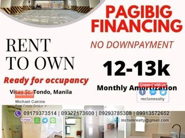 Condominium Near Manila City Hall Urban Deca Manila Rent to Own thru PAG-IBIG, Bank or In-house