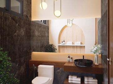 New Modern 5 Bedroom Tropical Sky Ocean Pool Villa in Koh Siray, Phuket for sale