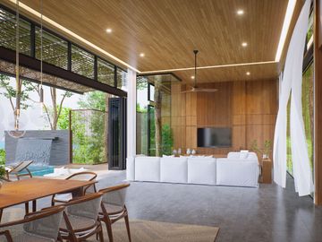 New Modern 5 Bedroom Tropical Sky Ocean Pool Villa in Koh Siray, Phuket for sale