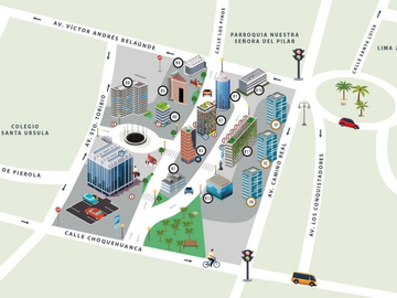Oficinas Casco en La Torre Camino Real, San Isidro - 360 m²