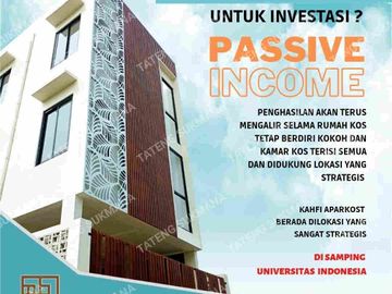 Apartkos Kahf Dekat Kampus UI, Kosan Baru Murah Mewah, Kukusan Beji Dekat Margonda Depok Jual Dijual