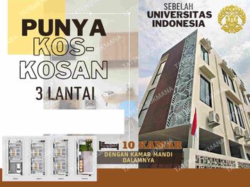 Apartkos Kahf Dekat Kampus UI, Kosan Baru Murah Mewah, Kukusan Beji Dekat Margonda Depok Jual Dijual