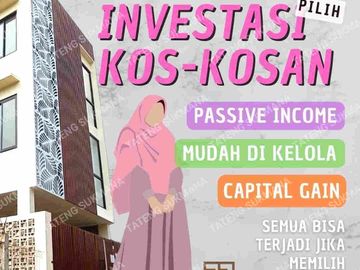 Apartkos Kahf Dekat Kampus UI, Kosan Baru Murah Mewah, Kukusan Beji Dekat Margonda Depok Jual Dijual