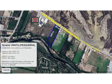 Terreno Industrial VENTA 2.6 hectareas Carretera Pesqueria a Los Ramones PESQUERIA cerca LIBRAMIENTO, CENTRO, KIA y TERNIUM (84 m FRENTE) ENGLISH... 한