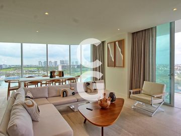 Departamento en Venta en Cancun en SLS Harbour Beach en Puerto Cancun 3 Rec