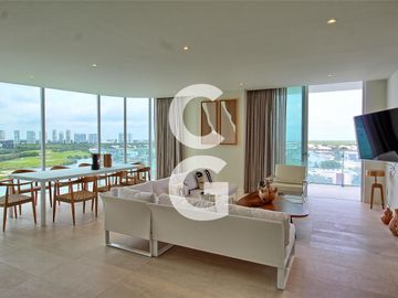 Departamento en Venta en Cancun en SLS Harbour Beach en Puerto Cancun 3 Rec