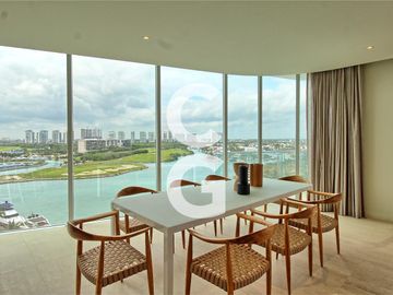 Departamento en Venta en Cancun en SLS Harbour Beach en Puerto Cancun 3 Rec