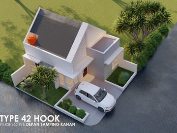 Rumah Rq Cilebut Dekat Stasiun, Baru MEZZANINE/2/1 LANTAI, Murah Syariah, Sukaraja Bogor Jual Dijual